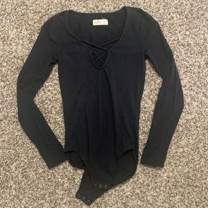 Lace-up Hollister bodysuit